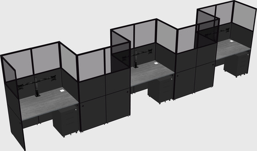 Rectangular cubicles