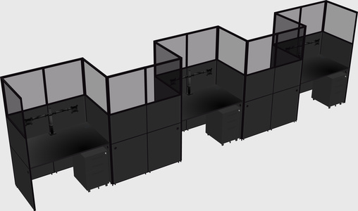 Rectangular cubicles