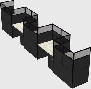 Rectangular cubicles