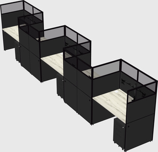 Rectangular cubicles