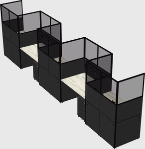 Rectangular cubicles