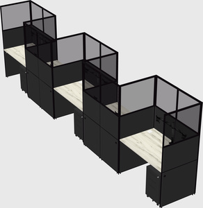 Rectangular cubicles
