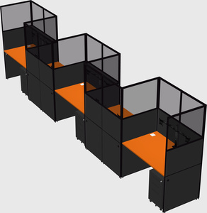 Rectangular cubicles