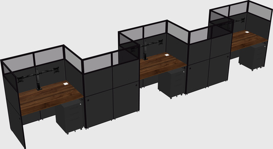 Cabines rectangulaires