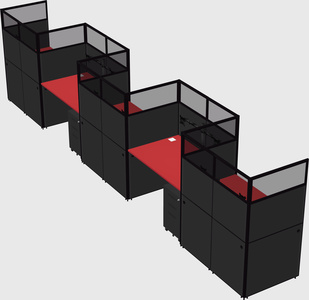 Rectangular cubicles