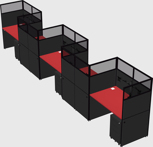 Rectangular cubicles