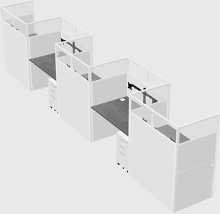 Rectangular cubicles