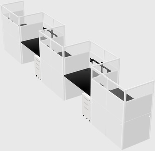 Rectangular cubicles