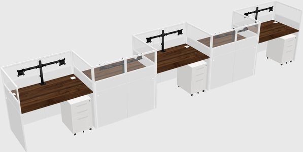 Rectangular cubicles