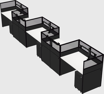 Rectangular cubicles