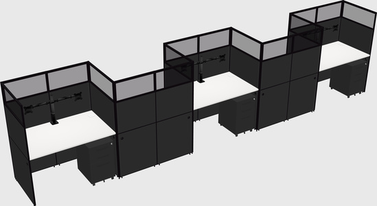Rectangular cubicles