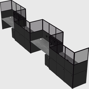 Rectangular cubicles