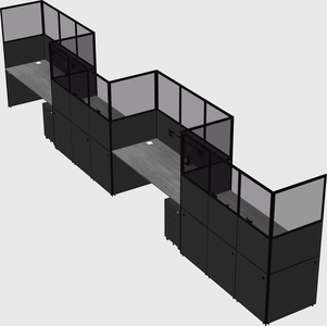 Rectangular cubicles