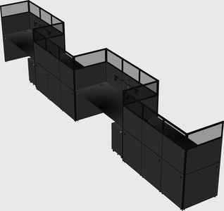 Rectangular cubicles