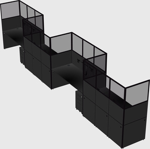 Rectangular cubicles