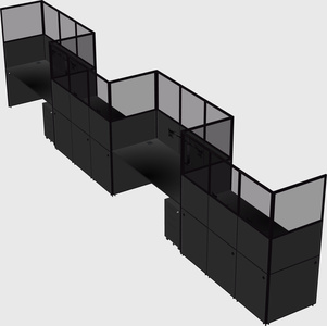 Rectangular cubicles