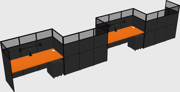 Rectangular cubicles