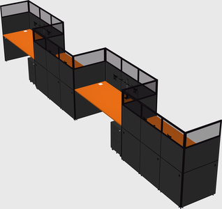 Rectangular cubicles