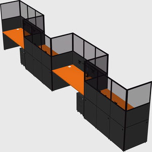 Rectangular cubicles