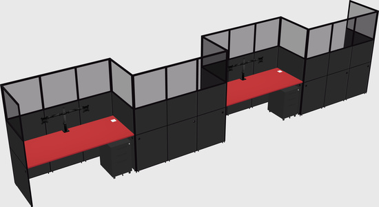 Cabines rectangulaires