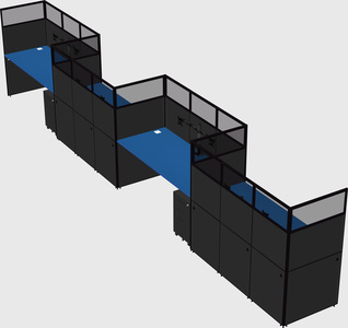 Rectangular cubicles