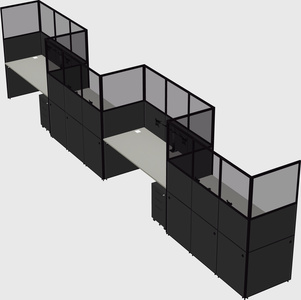 Rectangular cubicles
