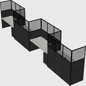 Rectangular cubicles