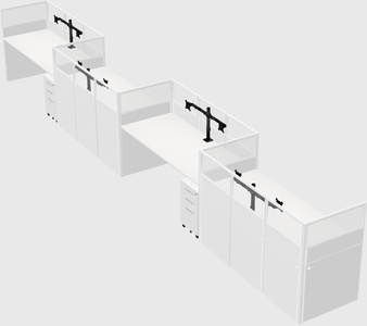 Rectangular cubicles
