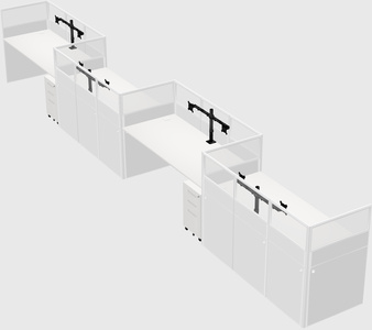 Rectangular cubicles