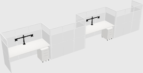 Rectangular cubicles