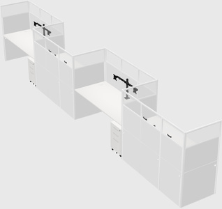Rectangular cubicles