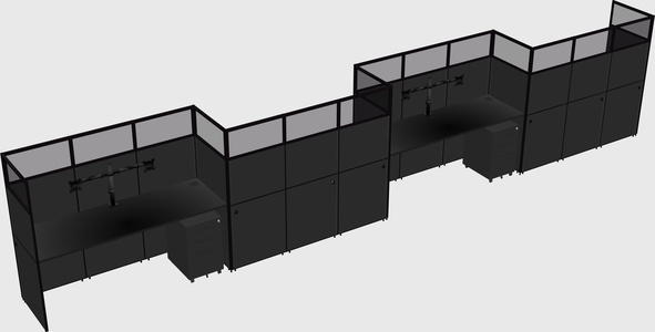 Rectangular cubicles