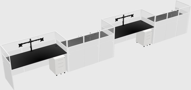 Rectangular cubicles