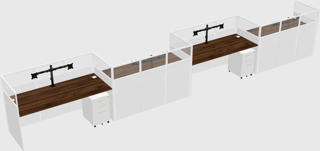 Rectangular cubicles