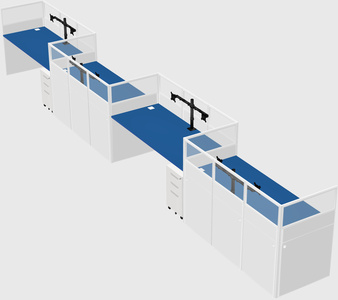 Rectangular cubicles