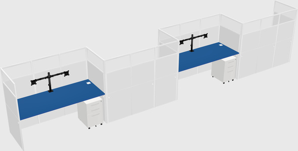 Rectangular cubicles
