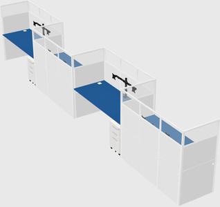 Rectangular cubicles