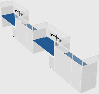 Rectangular cubicles