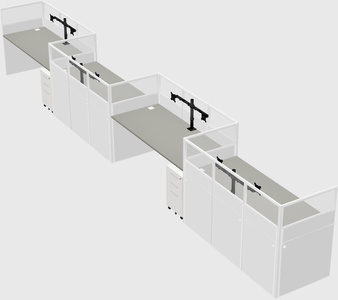 Rectangular cubicles