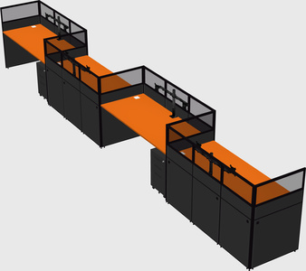 Rectangular cubicles