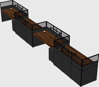 Rectangular cubicles