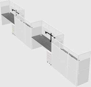Cabines rectangulaires
