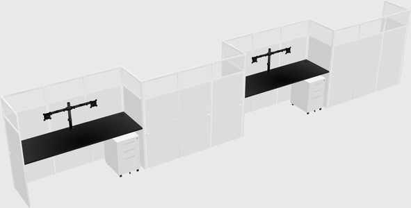Rectangular cubicles