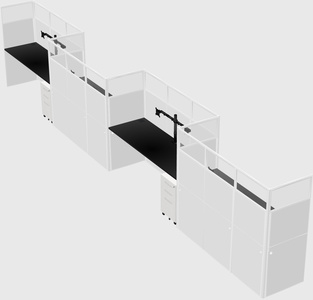 Rectangular cubicles