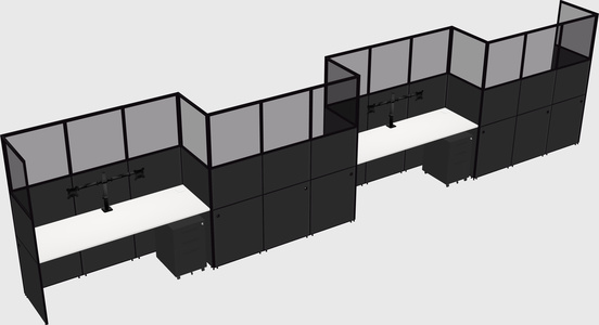 Cabines rectangulaires