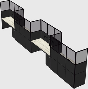Rectangular cubicles