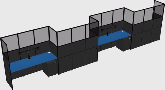 Rectangular cubicles