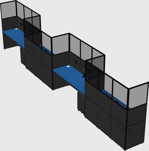 Rectangular cubicles