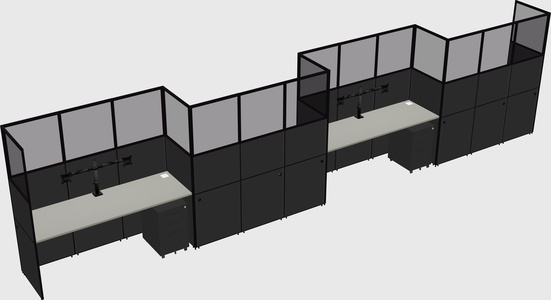 Cabines rectangulaires