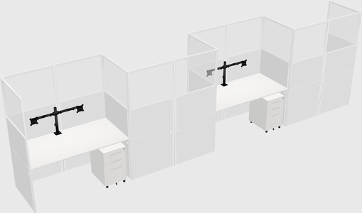 Rectangular cubicles
